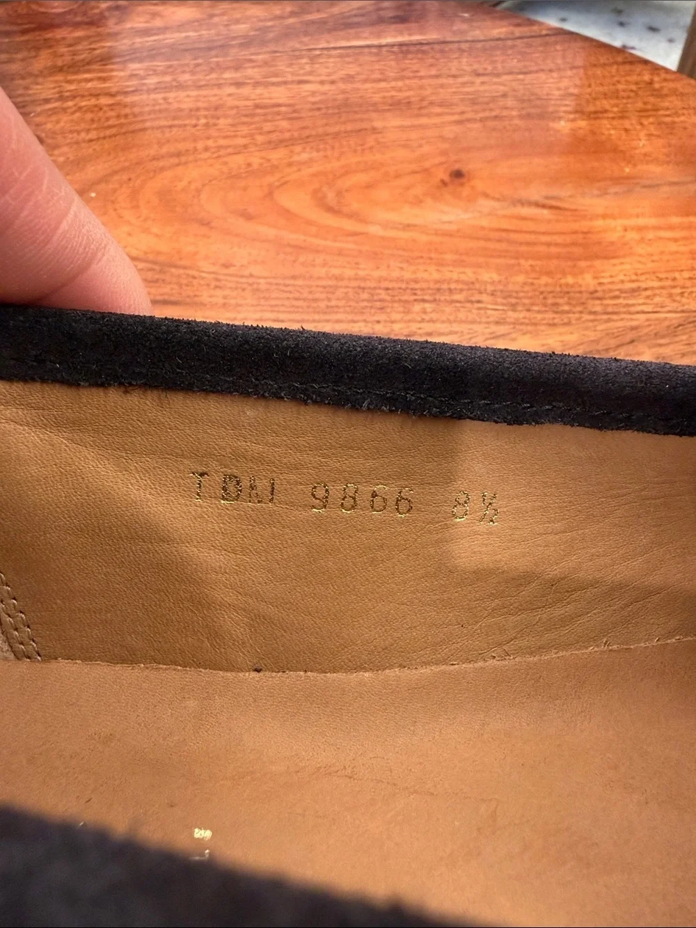 Men's Suede 3DMPenny Loafers in Navy- NWOT